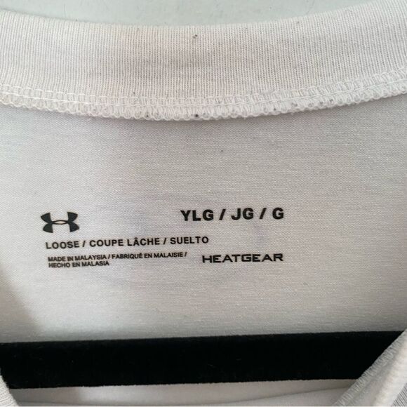 Under Armour Boys Heat Gear Short Sleeve Crew Neck Printed Tee - Picture 3 of 5